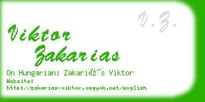 viktor zakarias business card